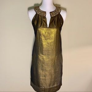 Walter Baker metallic cocktail dress